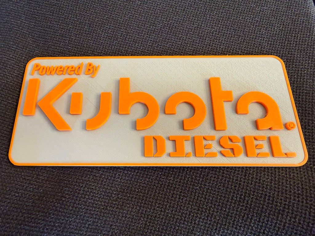 Powered by Kubota Diesel