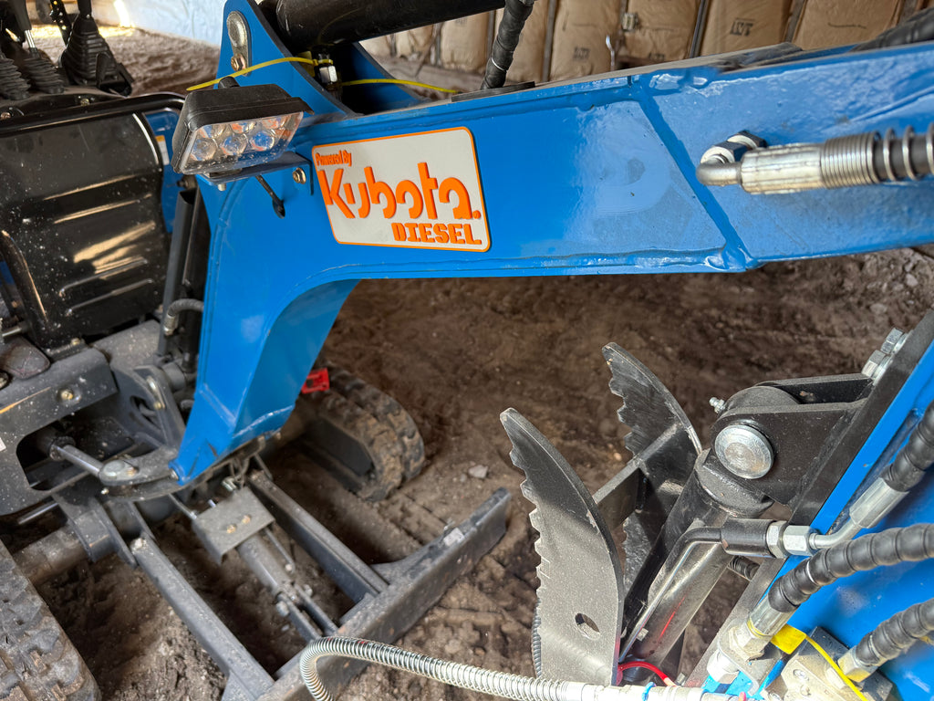 Powered by Kubota Diesel