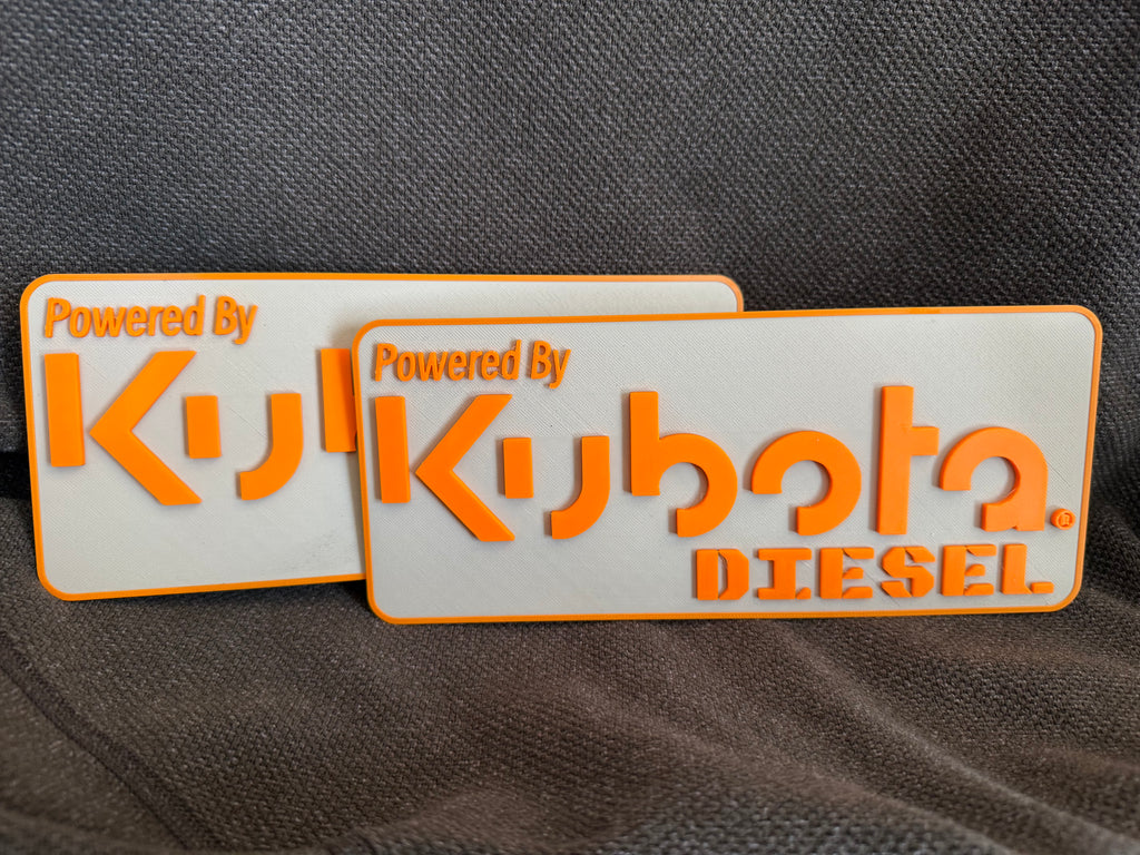 Powered by Kubota Diesel x2